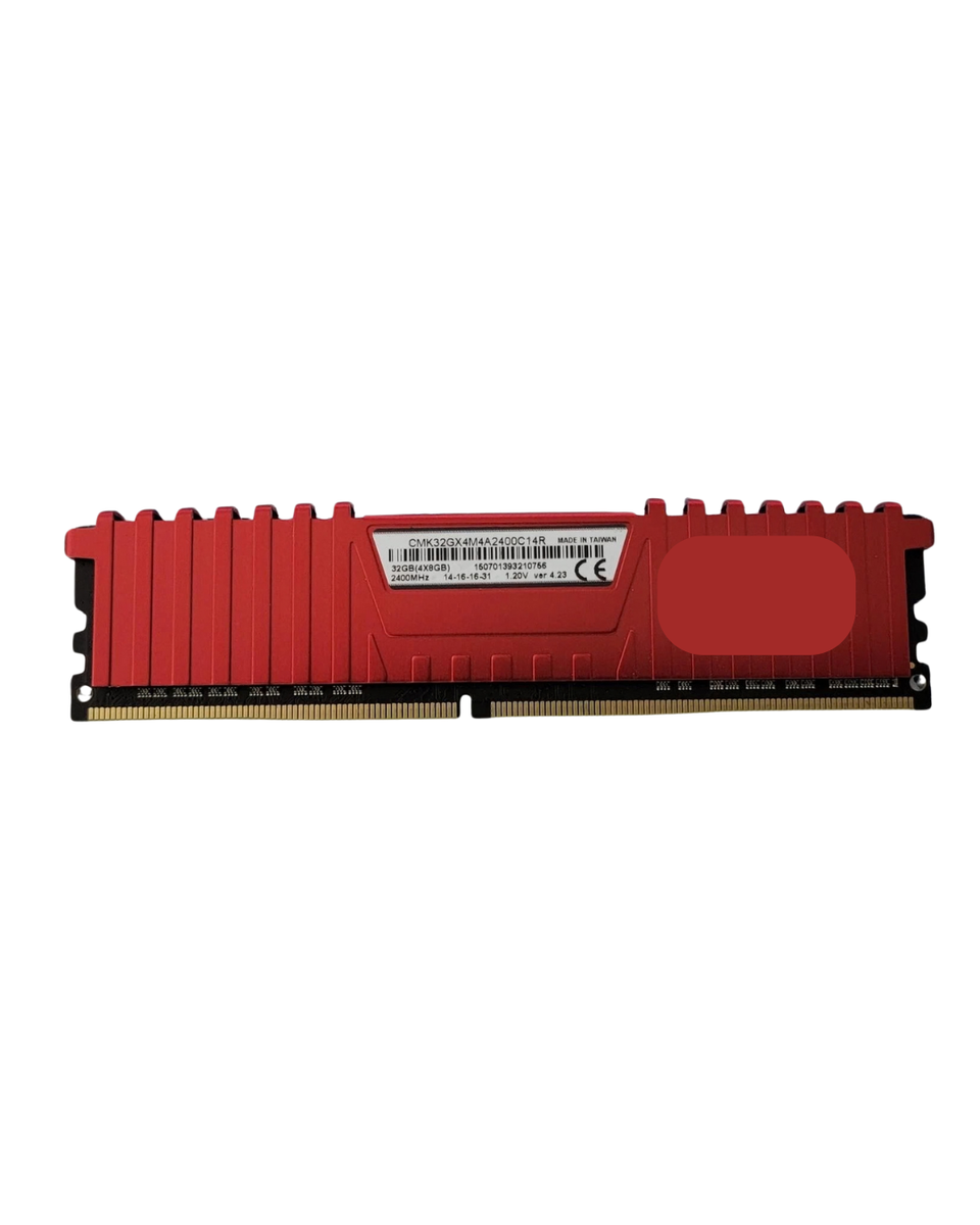 Corsair CMK32GX4M4A2400C14 DDR4 8GB (1x8GB) UDIMM Desktop Memory
