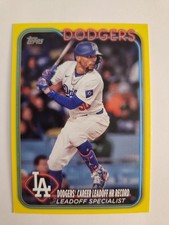 2024 Topps Update Series -  Highlights Checklist Mookie Betts #US334 Yellow