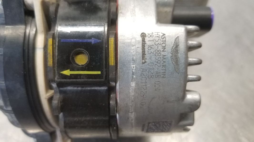 19 ASTON MARTIN VANTAGE 4.0L AT TRANSMISSION GEARBOX OIL COOLER HY538C654AB