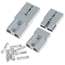 6-10 Gauge Battery Quick Connector Kit, 4 Plugs, 50A 12-36V Quick Disconnect