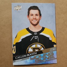 2020-21 Upper Deck Extended Series Young Guns #704 Callum Booth Bruins NHL