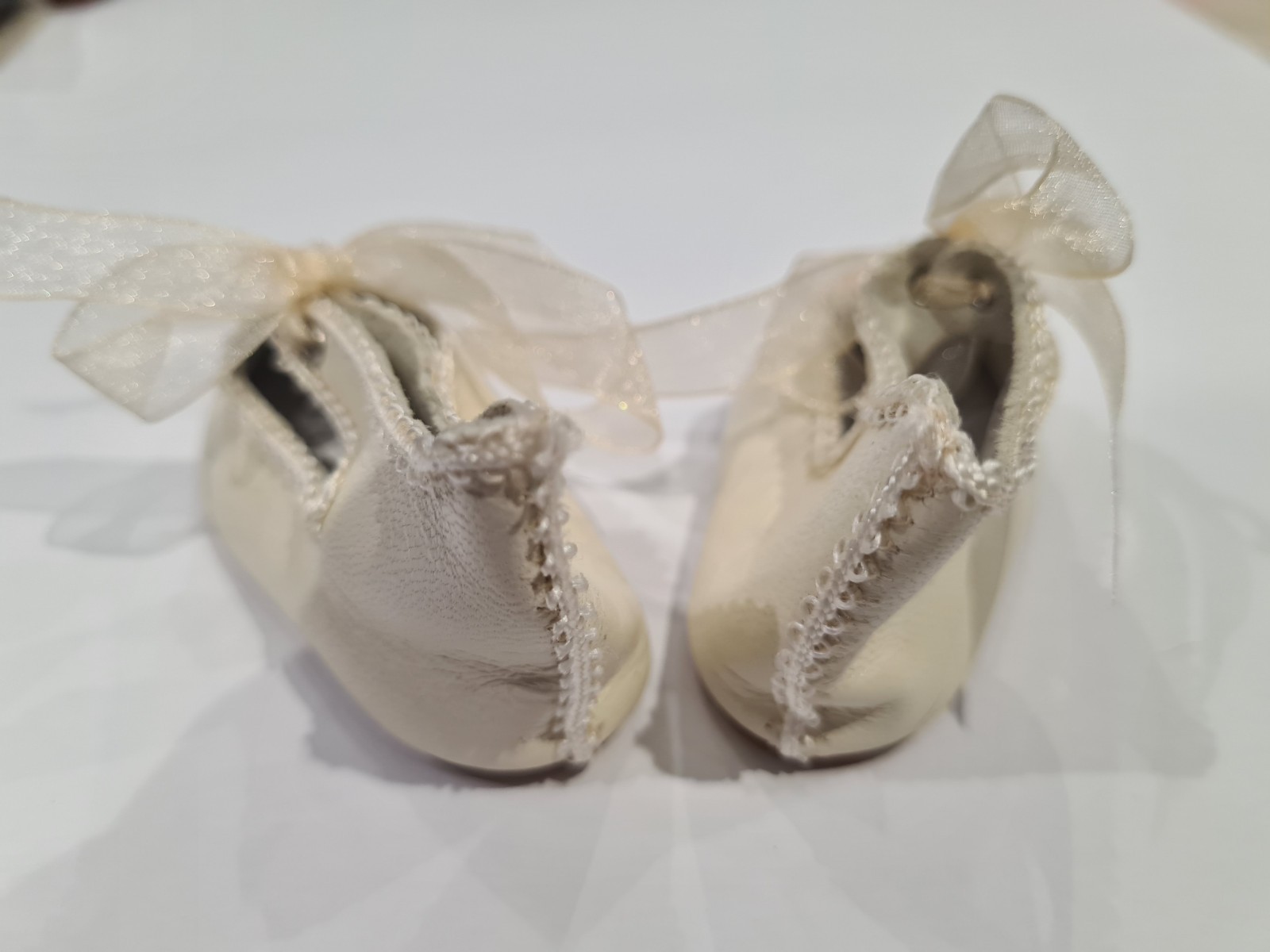 Julie Shoes Size 10 Leather Antique Dolls