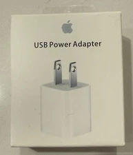 Original Apple 5W USB Power Adapter - Brand New in box - MD810LL/A