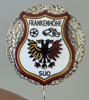 Ehrennadel von der Schiedsrichtergruppe Frankenhöhe Süd emailliert