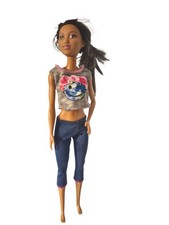 Mattel 2015 Barbie doll African American brown hair very pretty