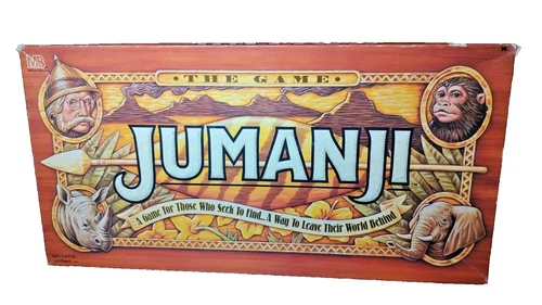Original Jumanji Board Game • Vintage 1995 • Complete Set • Milton Bradley •