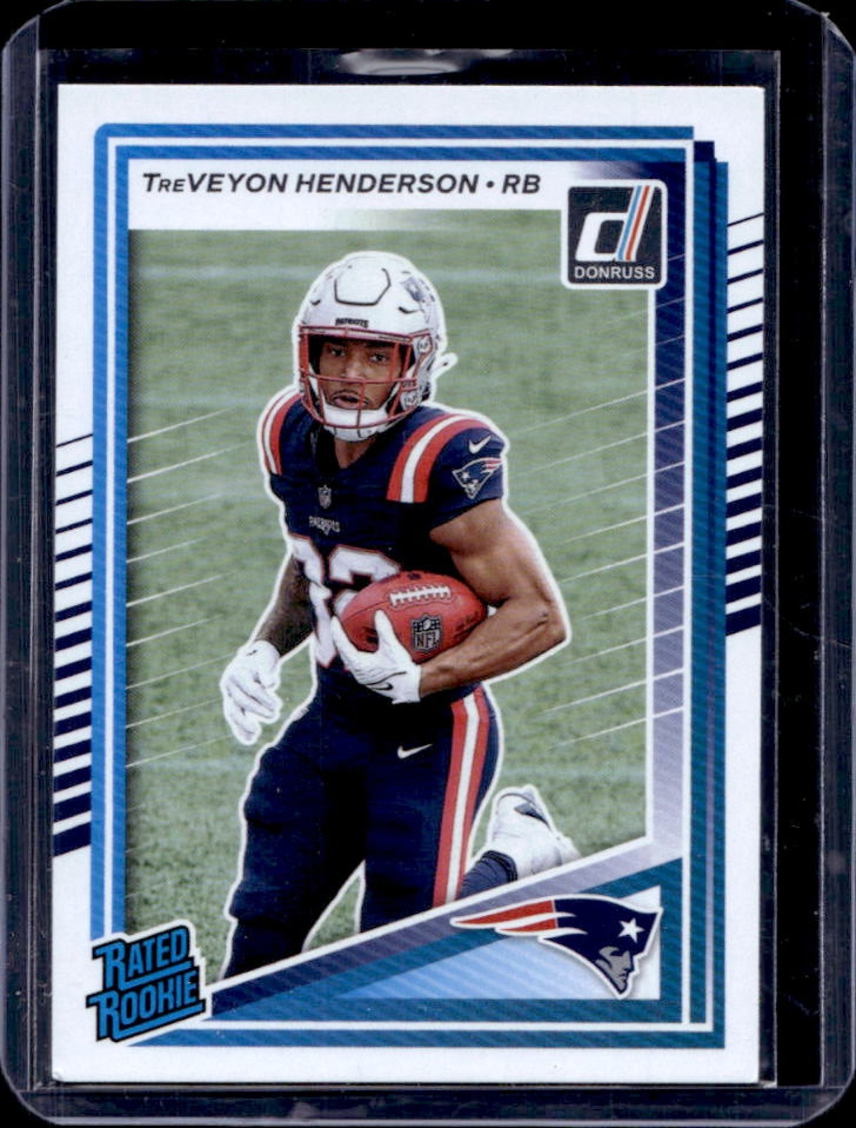 2025 Donruss TreVeyon Henderson Rated Rookie RC #332 Patriots