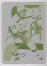 2022 Upper Deck MVP 20th Anniversary Printing Plate Yellow 1/1 David Perron 0ih4