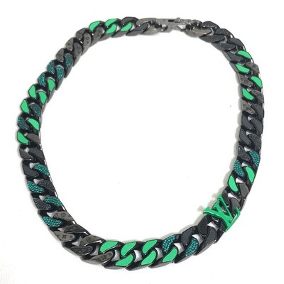 LOUIS VUITTON MP2853 LV Collier Chain Links Patches Accessories