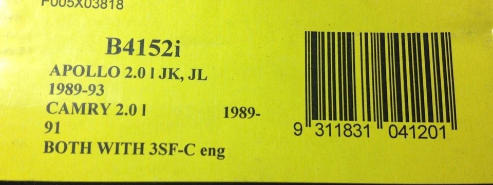 SPARK PLUGS & LEADS BOSCH for HOLDEN APOLLO JK for TOYOTA CAMRY SV22 3SF-C - Image 2 of 3