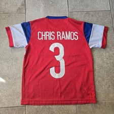 Youth Sz 28 Chris Ramos USA Soccer Jersey USMNT Kids Football Streetwear