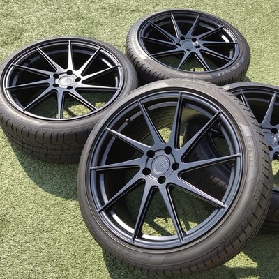 20 AUDI AG AVANTGRADE RIMS RS6 S6 S5 A6 A5 S7 A7 WHEELS TIRES NEW BLACK SET 4