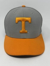 Tennessee Volunteers New Era 59fifty Grey Orange Fitted Baseball Hat Size 7 1/8