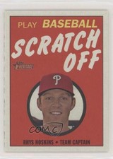 2019 Topps Heritage High Number 1970 Scratch Offs Rhys Hoskins #19 7ut