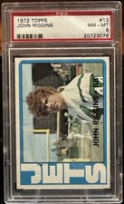 1972 Topps - John Riggins #13 (RC) ROOKIE CARD HOF PSA 8