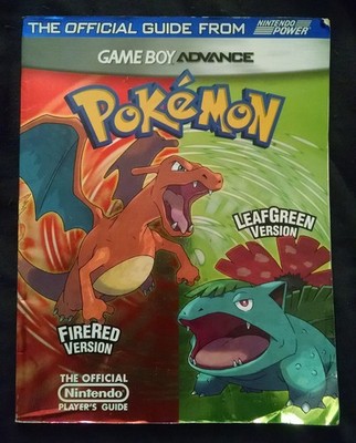 OFFICIAL NINTENDO POKMON FIRERED VERSION & POKMON LEAFGREEN VERSI... Nintendo Po
