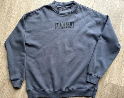 Taylor Swift The Eras Tour 2023 Blue Crewneck - Size S - Same Day Dispatch 