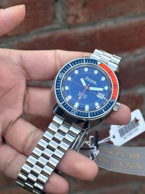 Bulova Devil Diver 96B321 Oceanographer Blue Dial Automatic Men's
