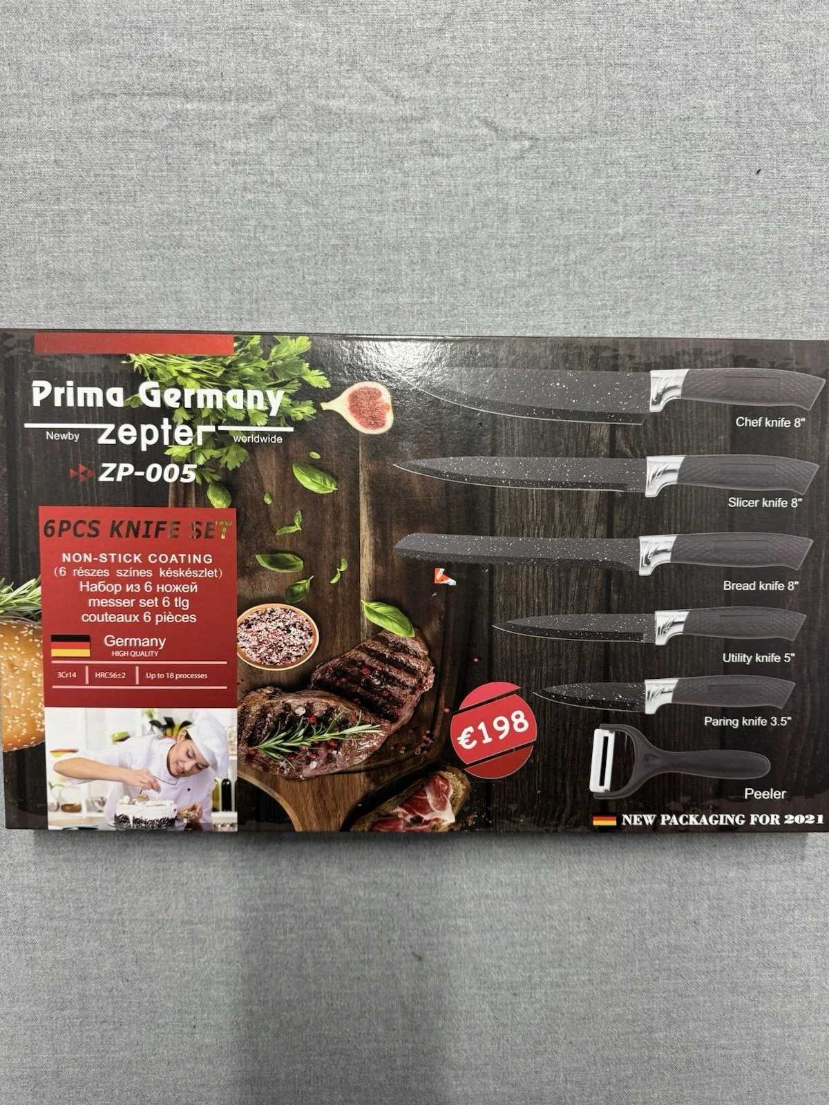 Prima Germany 6PC Ceramic Knife Set
Opens in a new window or tab