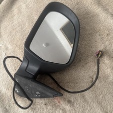 SKODA OCTAVIA MK2 2008-2012 WING MIRROR PASSENGER LEFT SIDE BLACK