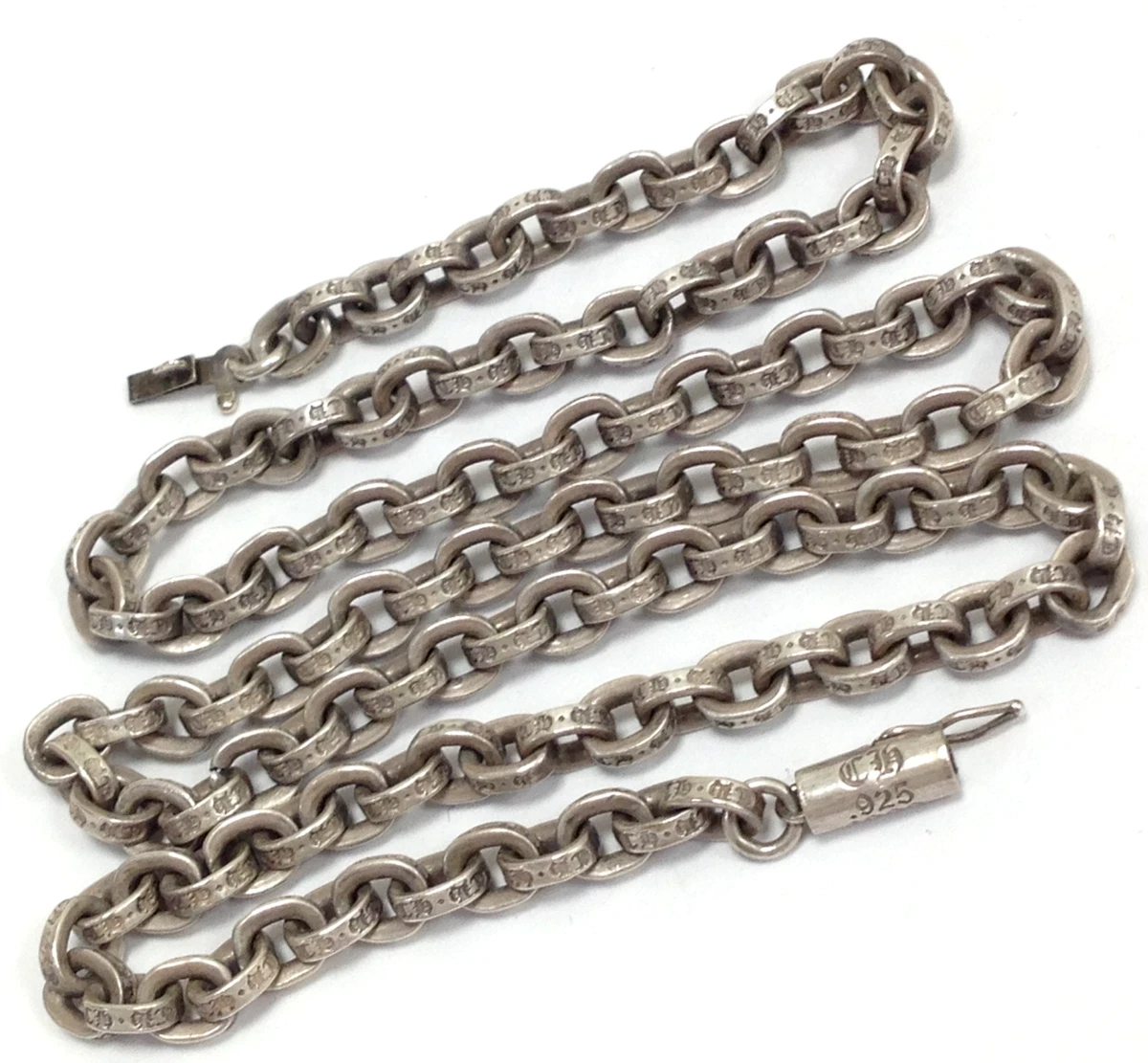 Chrome Hearts Chain without Stone Sterling Silver Fine Necklaces