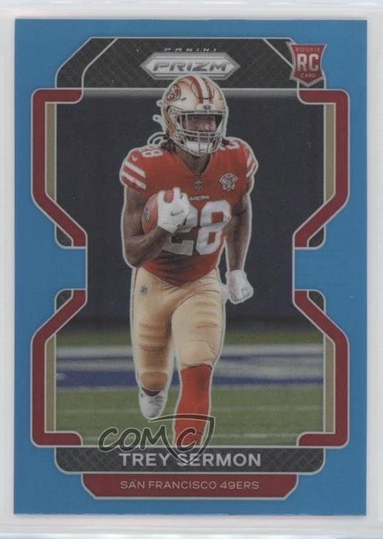 2021 Panini Prizm Rookie Light Blue Prizm Trey Sermon #354 z7j