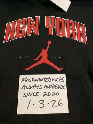 パーカー AIR JORDAN NEW YORK CITY JUMP MAN HOODIE NWT Nike Air Jordan New York City HBR Fleece Pullover Bred Hoodie