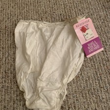 PB-12 Vintage Maidenform Wise Buys Briefs Panties Size 5 Cotton Lace Trim New