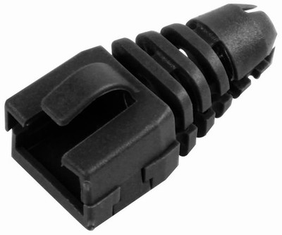 ENCITECH CONNECTORS AB - Strain Relief, RJ45, Retro Fit, Black, 10 Pack