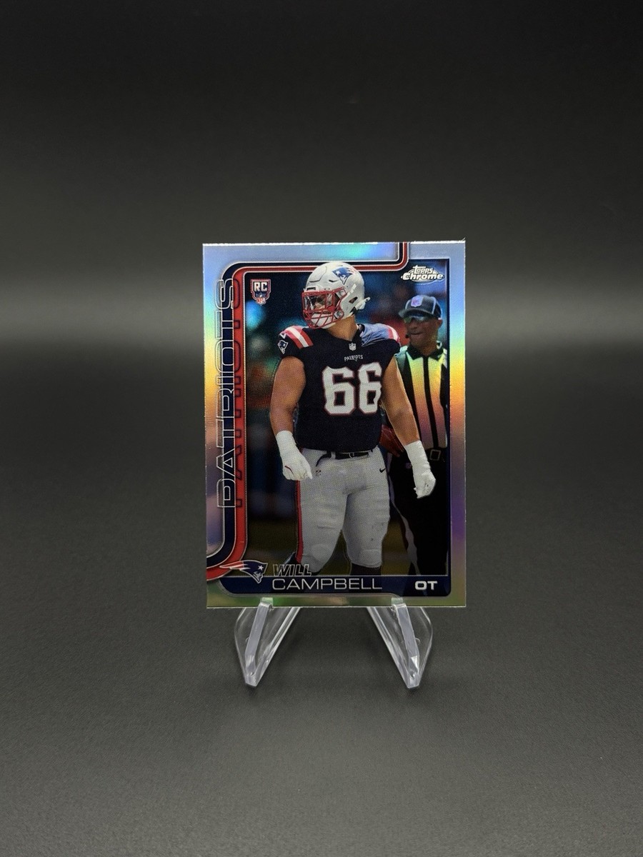 2025 Topps Chrome Will Campbell #379 RC Silver Refractor New