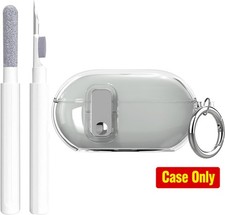 Clear Case for Beats Solo Buds with Secure Lock, Soft TPU Cover, Shockproof