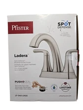 Pfister Ladera 4 in. Centerset 2-Handle Bathroom Faucet Brushed Nickel