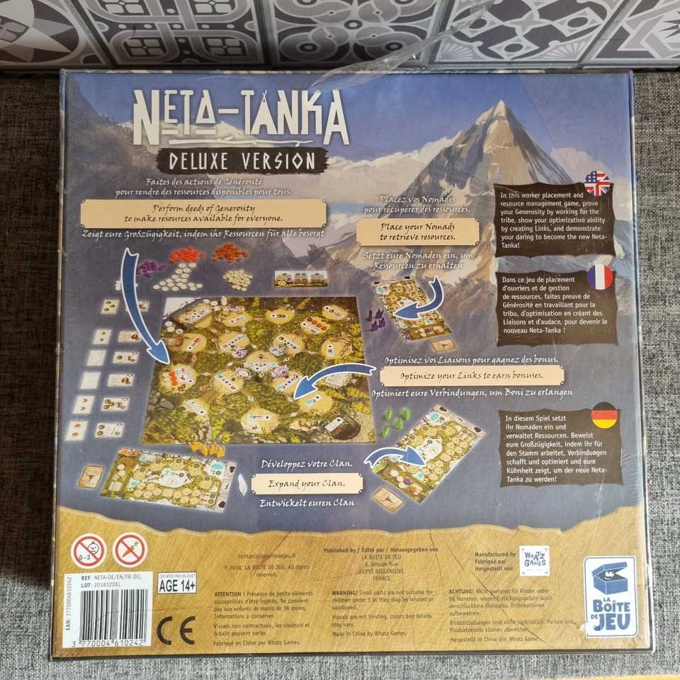 Neta Tanka Deluxe Edition Board Game - New & Sealed - Image 2 of 2