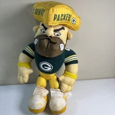 Vintage GREEN BAY PACKERS 10” Cheesehead Plush 1996 STUFFINS VTG NFL w/ Tags