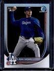 2025 Bowman Chrome Roki Sasaki Rookie Short Print Image Variation RC #12 Dodgers