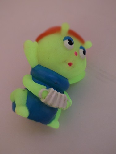 Vintage 1986 Playskool Glo Worm Cricket Finger Puppet Glow Glo Friends Accordion - Picture 6 of 6