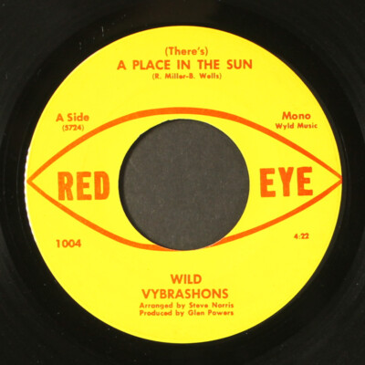 WILD VYBRASHONS: a place in the sun / one track mind RED EYE  7'' Single 45 RPM