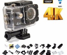 Pro Cam 4K SPORT WIFI ACTION CAMERA ULTRA HD VIDEOCAMERA SUBACQUEA GOPRO 12MP
