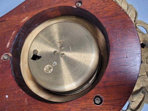 Large German 20th Century Lyre Shape Wall Clock - Picture 13 of 14