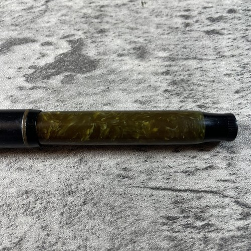 PARKER LUCKY CURVE JADE GREEN, FIRM, 14K MEDIUM NIB, USA (NOT TESTED) - Picture 4 of 7