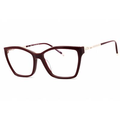 Chopard Women's Eyeglasses Burgundy Plastic Full Rim Cat Eye Frame VCH321M  09FH