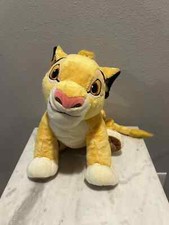 Disney Store Original The Lion King Simba Plush Stuffed Animal Toy 14 In