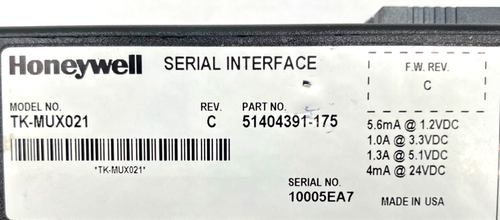 MODULE INTERFACE SÉRIE HONEYWELL TK-MUX021 REV.C 51404391-175 - Photo 2/11