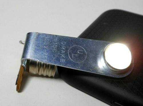 DRAKE Pilot Lamp Light Holder Dash Amp Instrument Panel Frosted Glass Lens Red - Picture 6 of 6