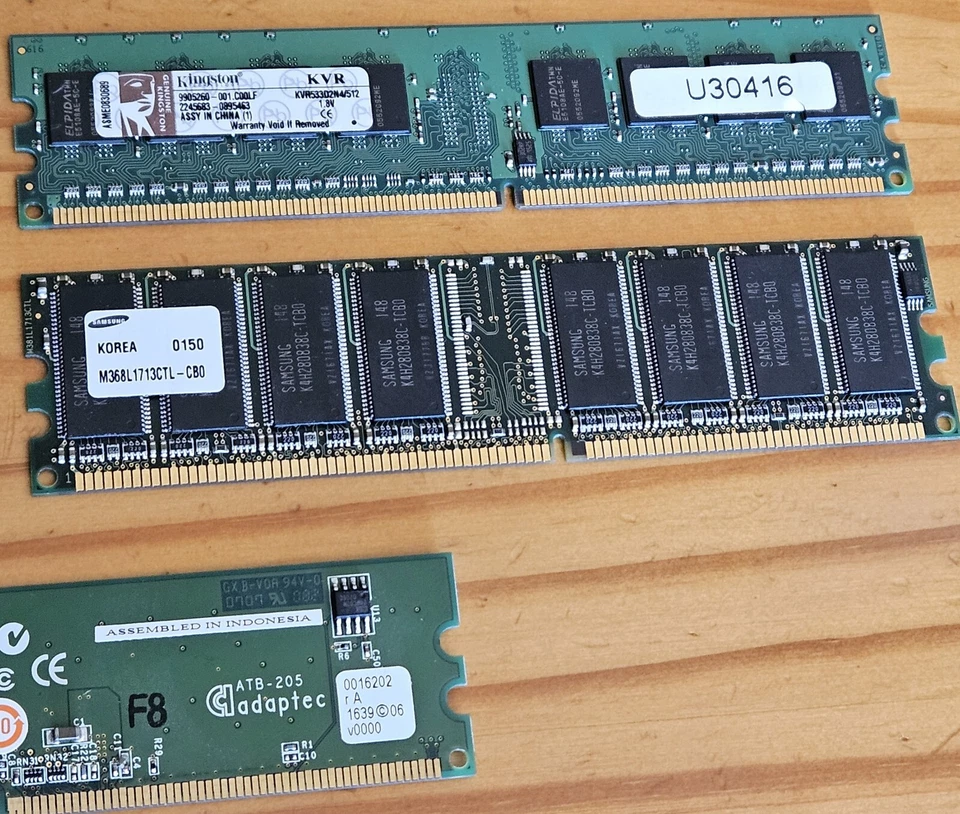 Kingston Samsung Memory RAM DDR Lot Of 5 See Pics For Details BX1 - Image 4 of 4