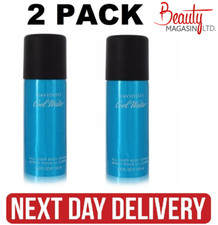 2 X DAVIDOFF COOL WATER FOR MEN 150ML DEODORANT SPRAY BRAND NEW - PACK OF 2