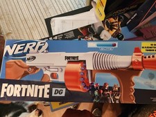 NERF Fortnite DG Dart Blaster Toy with 15 Darts - White E7521 New In Box