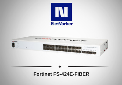 Fortinet FS-424E-FIBER 24 Port  Layer 2/3 Managed  Network Switch - Fast Ship