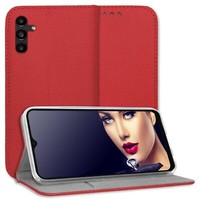 SchutzhüLle Bookstyle FüR Samsung Galaxy A13 5G (6.5'') (Rot) Tasche Case