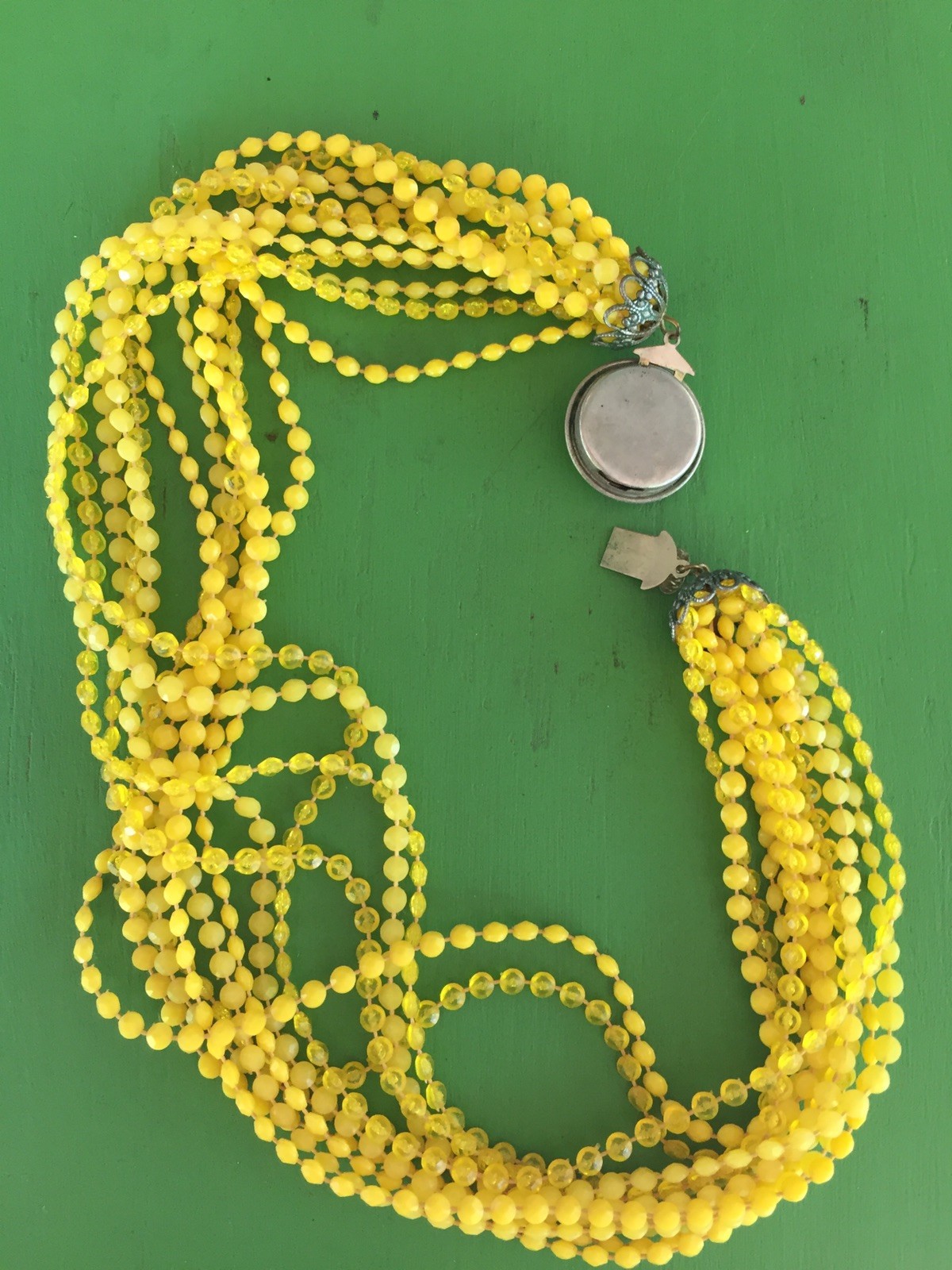 Vintage Deco 1920s 30s Flapper Gatsby style Necklace Unique Clasp | eBay